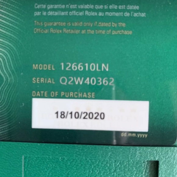 ❌Sold❌ROLEX SUBMARINER DATE 41MM 126610LN - Picture 10 of 10